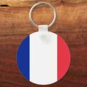Flag of France; French Flag, Drapeau de la France Schlüsselanhänger (Vorderseite)