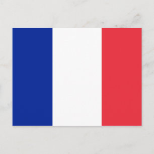 Flag of France Postkarte