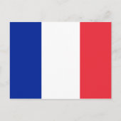 Flag of France Postkarte (Vorderseite)