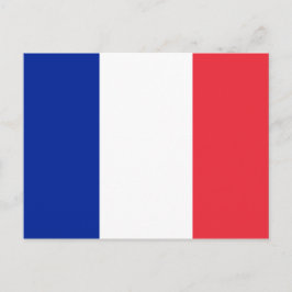 Flag of France Postkarte