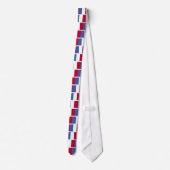 Flag of France Tie Krawatte (Rückseite)