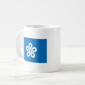 Flag of Fukuoka Prefecture, Japan Kaffeetasse (Vorderseite Links)
