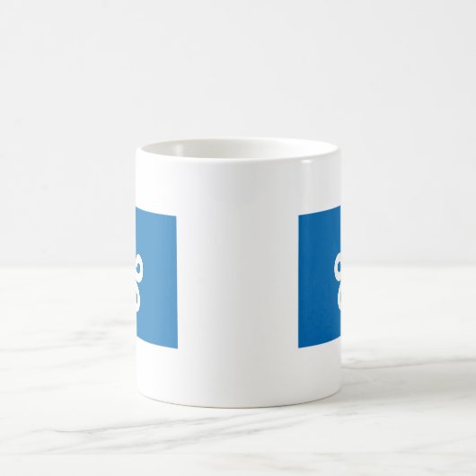 Flag of Fukuoka Prefecture, Japan Kaffeetasse (Mittel)