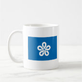 Flag of Fukuoka Prefecture, Japan Kaffeetasse (Links)
