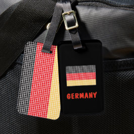 Flag of Germany Luggage Tag Gepäckanhänger