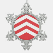 Flag of Glamorgan Schneeflocken Zinn-Ornament (Vorderseite)