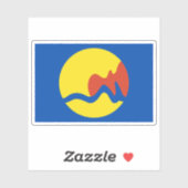 Flag of Grand Rapids, Michigan, USA Aufkleber (Blatt)