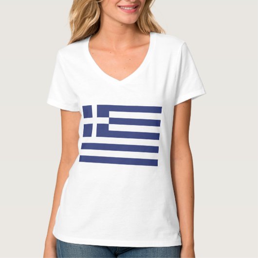 Flag of Greece T-Shirt (Vorderseite)