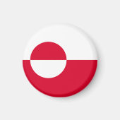 Flag of Greenland Magnet (Vorne)