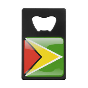 Flag_of_Guyana Geldkarten Flaschenöffner