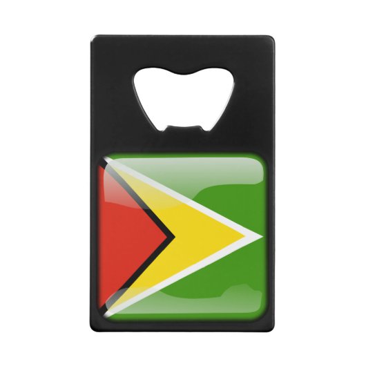 Flag_of_Guyana Geldkarten Flaschenöffner (Vorderseite)