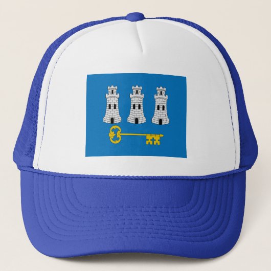 Flag of Havana, Cuba Headsweats Hat Truckerkappe (Vorderseite)