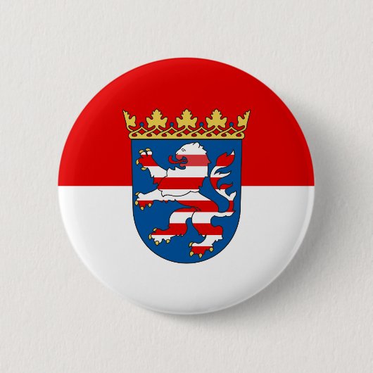 Flag of Hesse Pinback Button (Vorderseite)