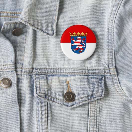 Flag of Hesse Pinback Button (Beispiel)
