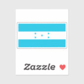 Flag of Honduras custom-cut Aufkleber (Blatt)