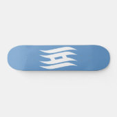 Flag of Hyogo Prefecture, Japan Skateboard (Horizontal)