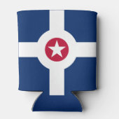 Flag of Indianapolis, Indiana Can Cooler Dosenkühler (Rückseite)