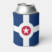 Flag of Indianapolis, Indiana Can Cooler Dosenkühler (Kanne Rückseite)