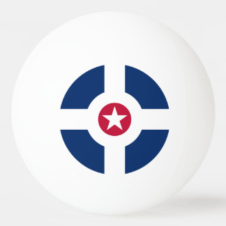 Flag of Indianapolis, Indiana Ping Pong Ball Tischtennisball