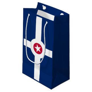 Flag of Indianapolis, Indiana Small Gift Bag Kleine Geschenktüte