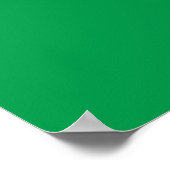Flag of Ireland Shamrock Poster (Ecke)