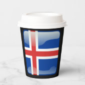Flag_of_Island Pappbecher (Vorderseite)