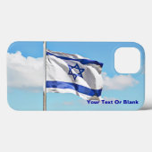 Flag of Israel Case-Mate iPhone Case (Rückseite (Horizontal))