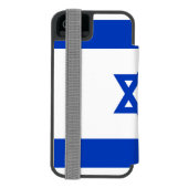 Flag of Israel Incipio iPhone Geldbeutel-Hülle (Folio Rückseite)
