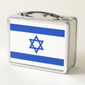 Flag of Israel Metall Brotdose (Rückseite)