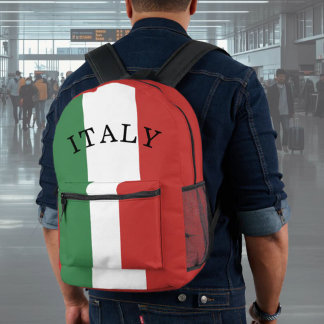 Flag of Italy Italian Bedruckter Rucksack