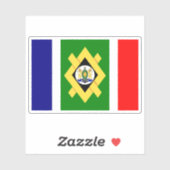 Flag of Johannesburg, the Republic of South Africa Aufkleber (Blatt)