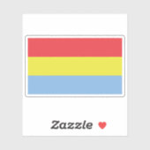 Flag of Kafficho people, Ethiopia Aufkleber (Blatt)