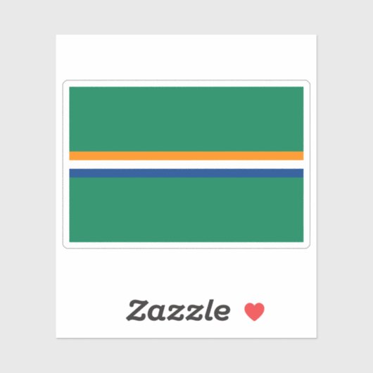 Flag of Kavangoland, the Republic of South Africa Aufkleber (Blatt)