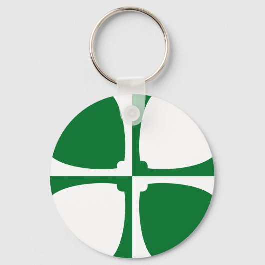 Flag of Kirkcudbrightshire Keychain Schlüsselanhänger (Vorderseite)