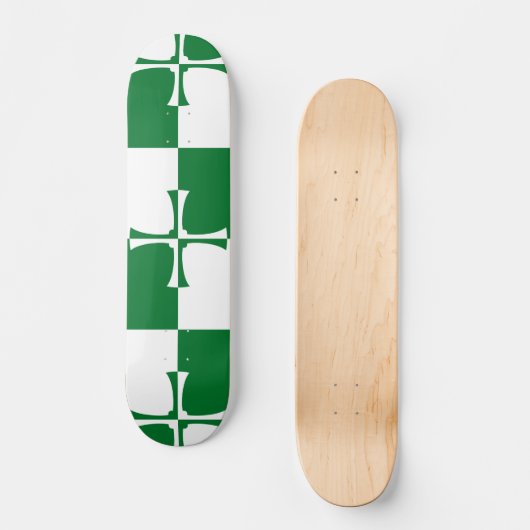 Flag of Kirkcudbrightshire Skateboard (Vorderseite)