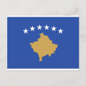 Flag_of_Kosovo Postkarte (Vorderseite)