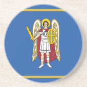 Flag of Kyiv Getränkeuntersetzer (Vorne)