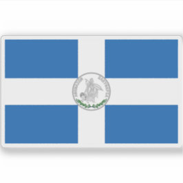 Flag of Liberty of the Athenians (1945-Gegenwart) Aufkleber