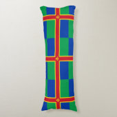 Flag of Lincolnshire Body Pillow Seitenschläferkissen (Vorderseite Vertikal)