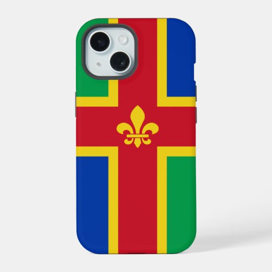 Flag of Lincolnshire Case-Mate iPhone Case 15 Hülle (Rückseite)