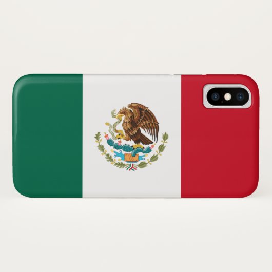 Flag of Mexico Case-Mate iPhone X Case (Rückseite (Horizontal))