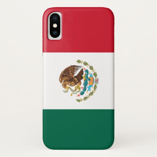 Flag of Mexico Case-Mate iPhone X Case (Rückseite)