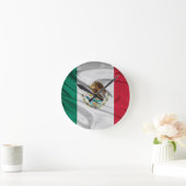 Flag of Mexico Runde Wanduhr (Zuhause)