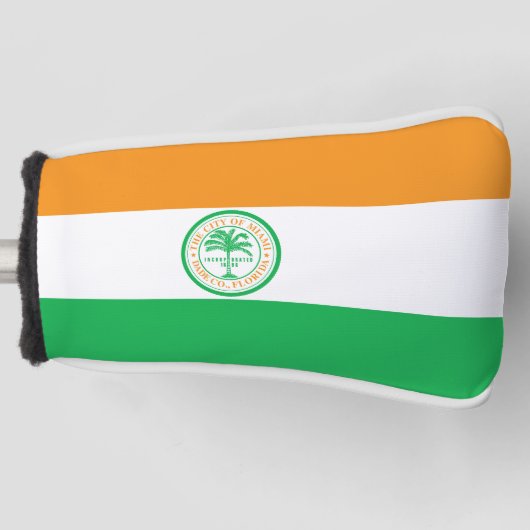 Flag of Miami, Florida Golf Head Cover Golf Headcover (Vorderseite)