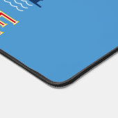 Flag of Milwaukee, Wisconsin  Schreibtischunterlage (Ecke)