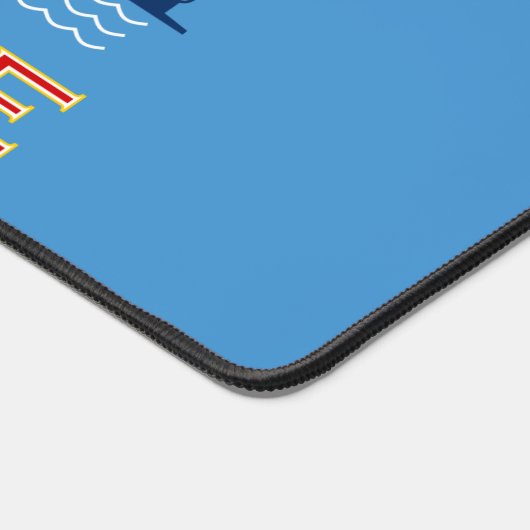 Flag of Milwaukee, Wisconsin Schreibtischunterlage (Ecke)