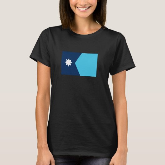 Flag of Minnesota Shirt 2024 New Minnesota Staat F (Vorderseite)