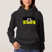 Flag of Munich  Germany Hoodie (Vorderseite)