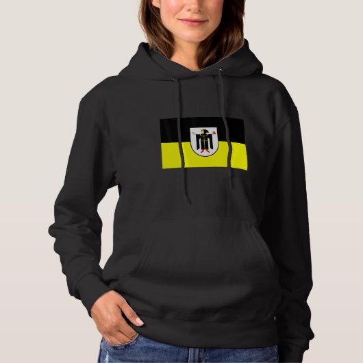 Flag of Munich  Germany Hoodie (Vorderseite)