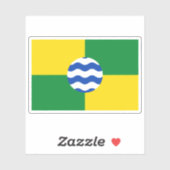 Flag of Nairobi, the Republic of Kenya Aufkleber (Blatt)